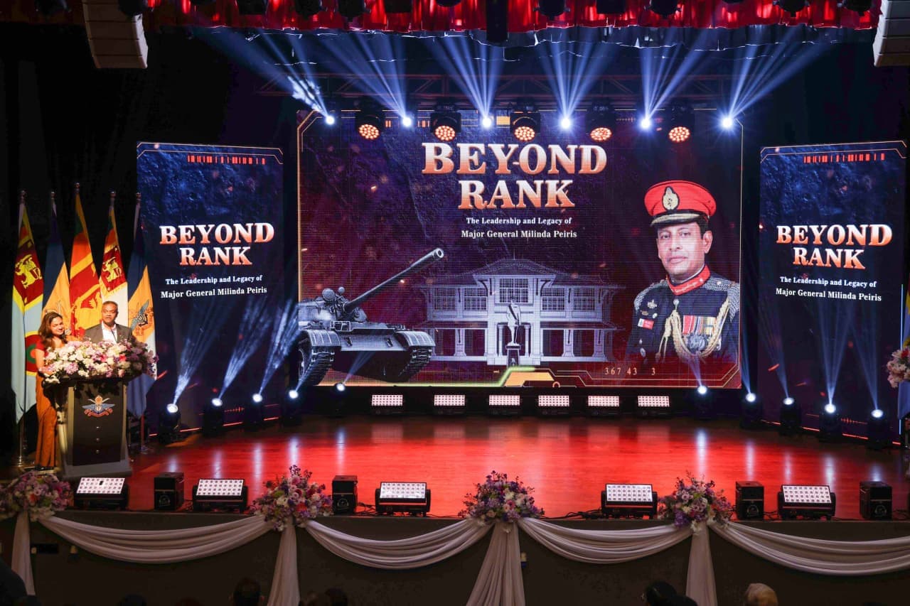 The stage set for the ceremonial launch of Beyond Rank at the Faculty of Graduate Studies Auditorium, KDU.